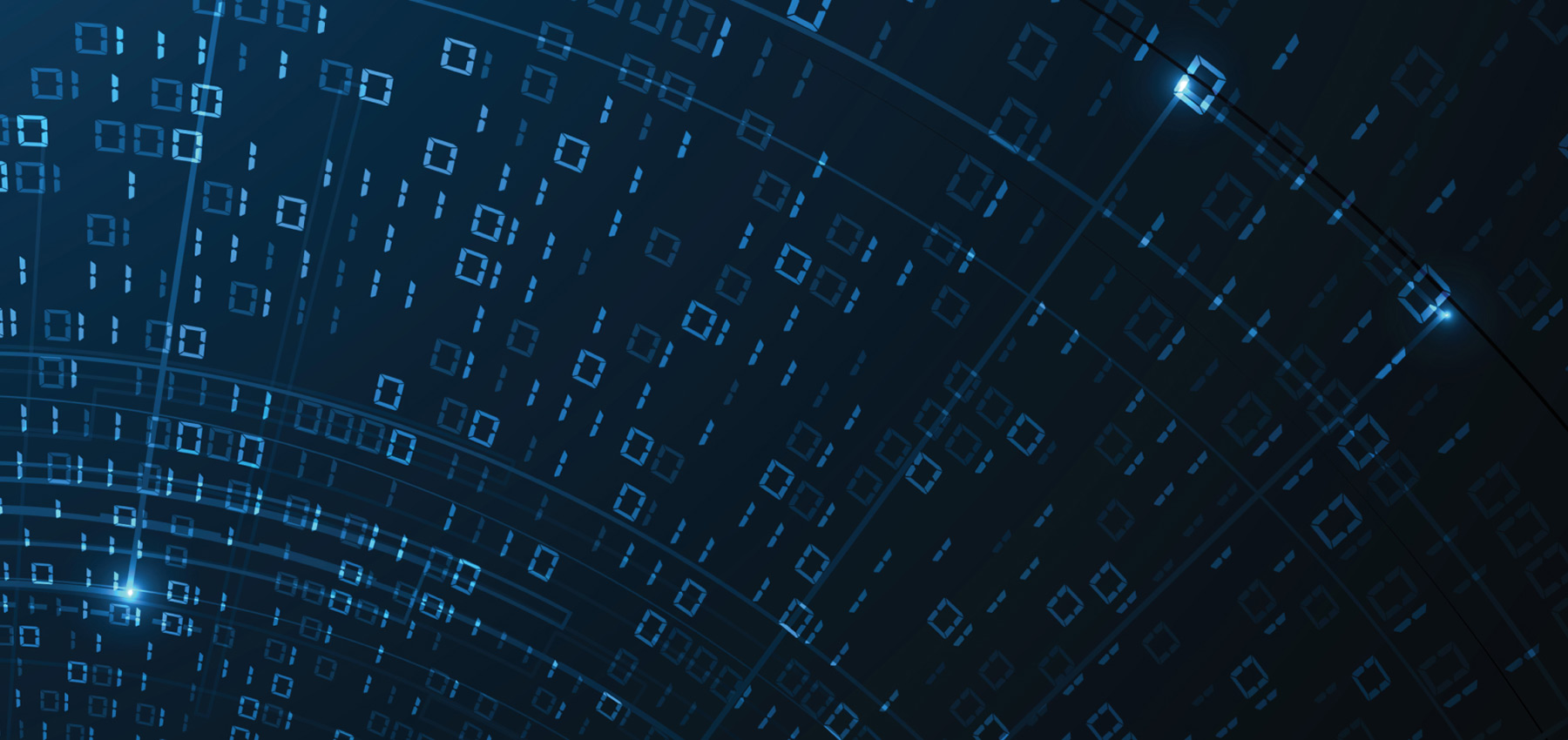 1s and 0s abstract background